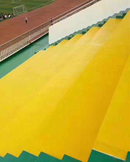 吉阳球场台阶翻新修补改造